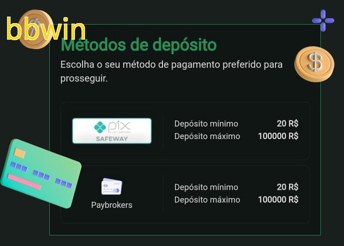 O cassino bbwinbet oferece uma grande variedade de métodos de pagamento